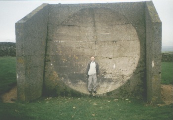 [Picture of me stood in the dish]