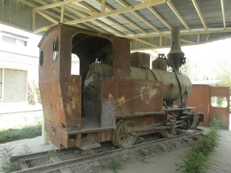 Steam locomotive at the National Museum of Afghanistan, September 2012 (Photo: Nigel Emms)