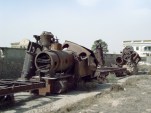 [Photo of locos in Kabul. Wim Brummelman]