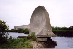 [Photograph of 20ft sound mirror at Denge taken by Paul Shearsmith]