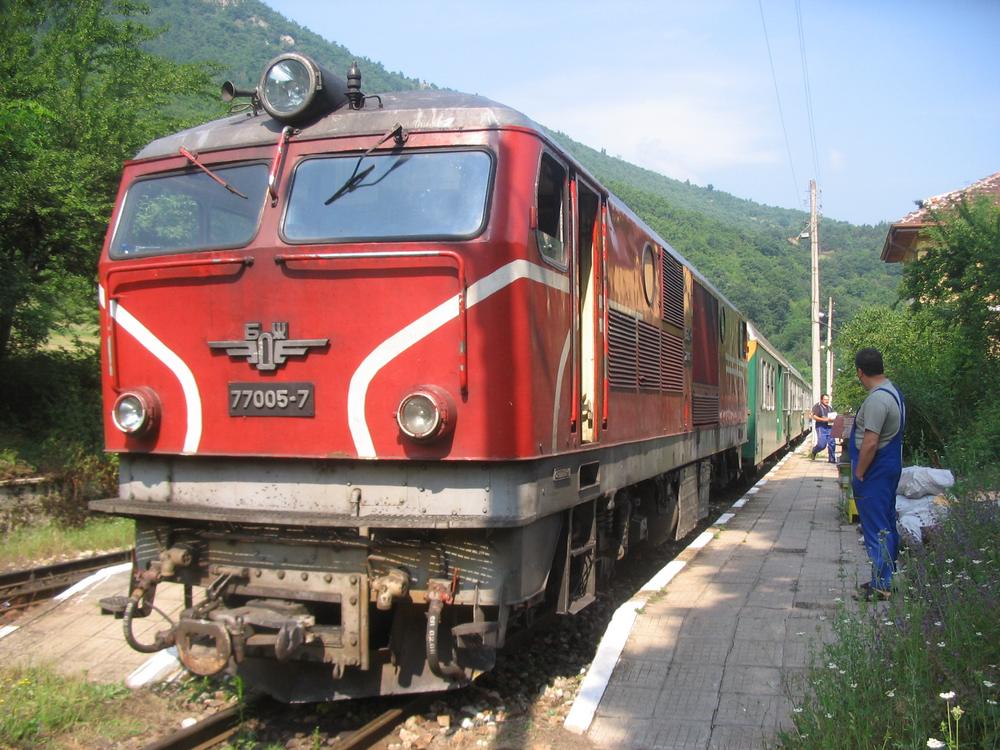 Bulgarian narrow-gauge train