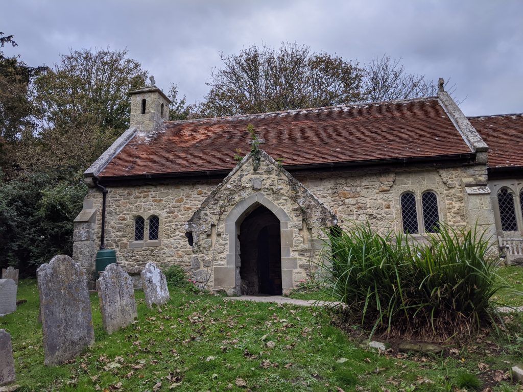 Old Church of St Boniface. Bonchurch, Isle of Wight
